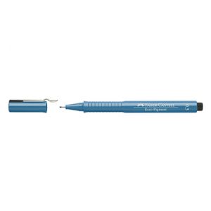Cienkopis Faber-Castell Ecco Pigment, 0.5mm, niebieski